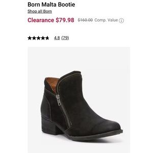 Born Malta Bootie, Size 10/42 W/M